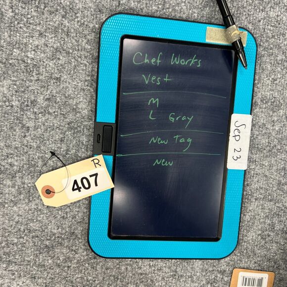 Chef Works Waitstaff Vest Mens L Large Gray Button Up Urban Collection Server - Picture 7 of 8